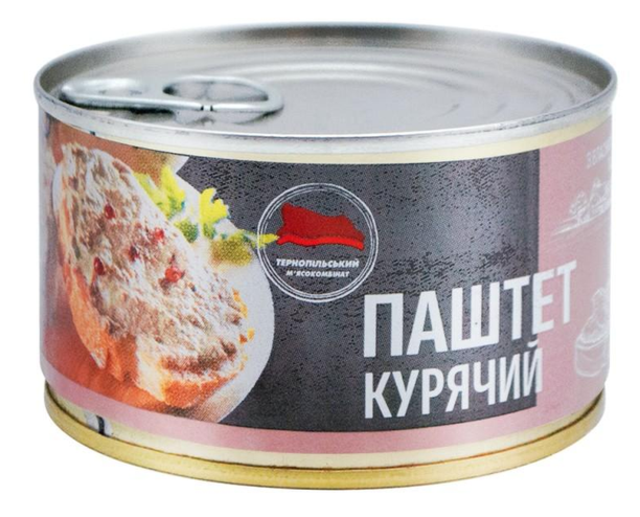 Паштет Тернопільський м'ясокомбінат курячий 225 г